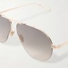 Laplace Aviator-Style Gold-Tone Sunglasses - CU Laplace Aviator-Style Gold-Tone Sunglasses - CU