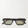 Rive Gauche Square-Frame Acetate Sunglasses