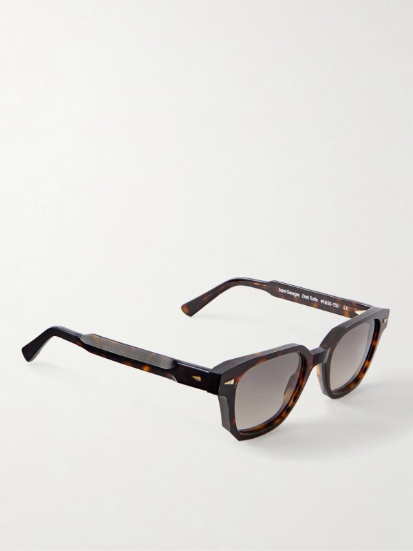 Saint Georges D-Frame Tortoiseshell Acetate Sunglasses - FR