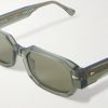 Jules Oval-Frame Acetate Sunglasses - CU