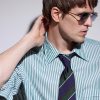 Clovis Aviator-Style Silver-Tone Sunglasses - BK