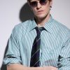 Clovis Aviator-Style Silver-Tone Sunglasses - OU