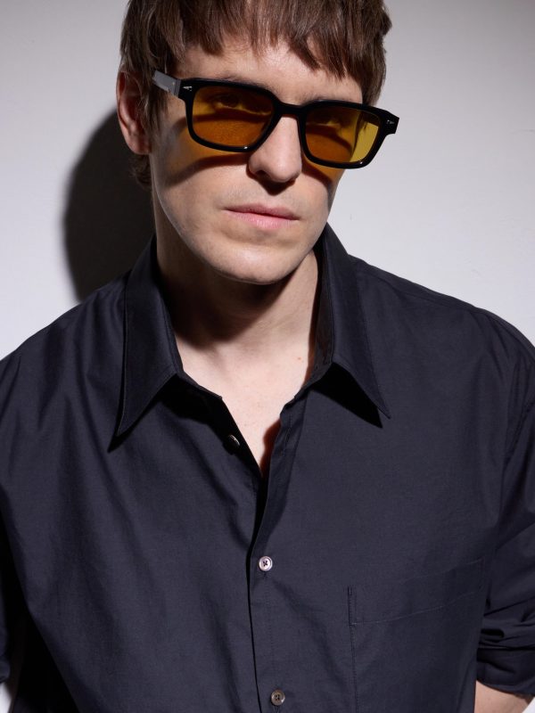 Rive Gauche Square-Frame Acetate Sunglasses - BK