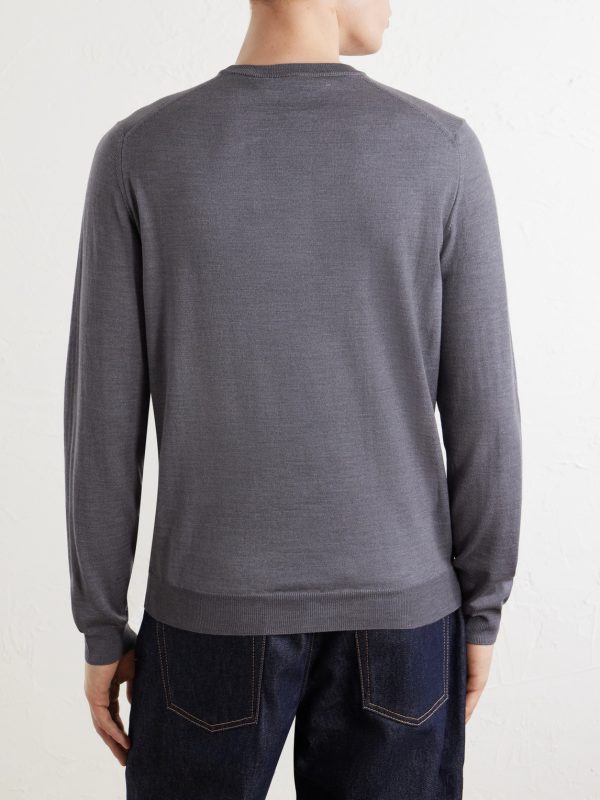 Wool-Blend Sweater - BK Wool-Blend Sweater - BK