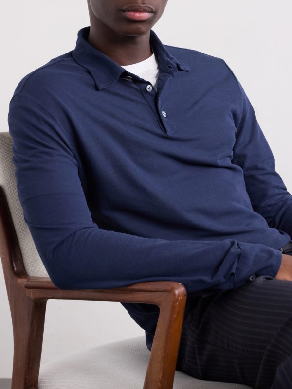 Zanone Slim-Fit IceCotton Piqué Polo Shirt - CU Zanone Slim-Fit IceCotton Piqué Polo Shirt - CU