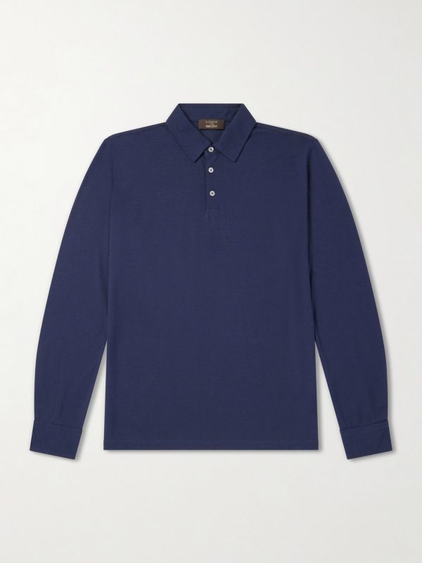 Zanone Slim-Fit IceCotton Piqué Polo Shirt Zanone Slim-Fit IceCotton Piqué Polo Shirt