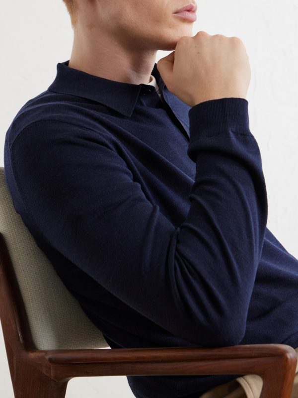 Slim-Fit Flexwool Polo Shirt - CU Slim-Fit Flexwool Polo Shirt - CU
