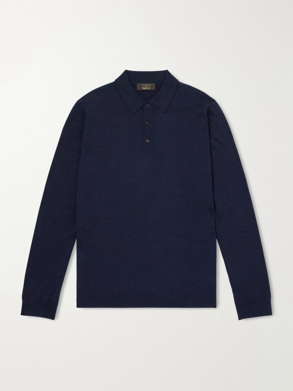Slim-Fit Flexwool Polo Shirt Slim-Fit Flexwool Polo Shirt