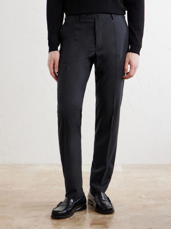 Straight-Leg Wool Suit Trousers - FR Straight-Leg Wool Suit Trousers - FR