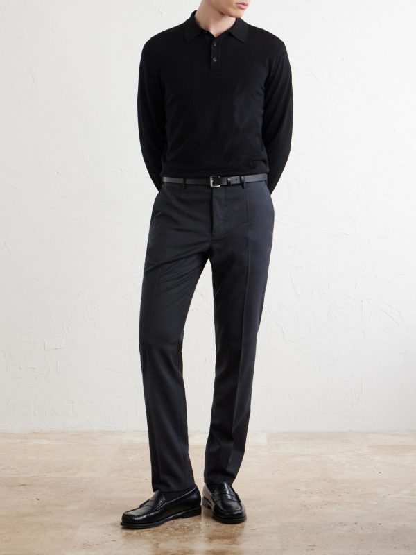 Straight-Leg Wool Suit Trousers - OU Straight-Leg Wool Suit Trousers - OU