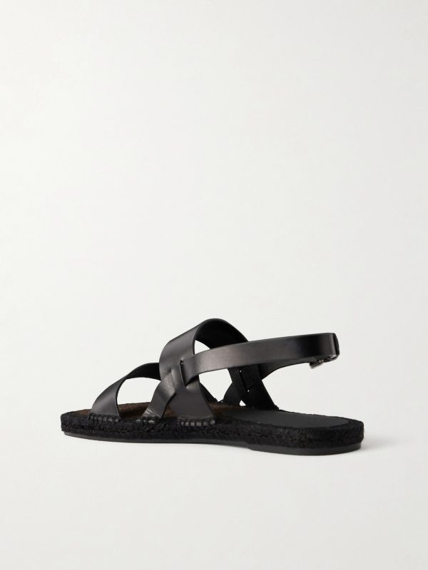 Ken Leather Sandals - BK Ken Leather Sandals - BK