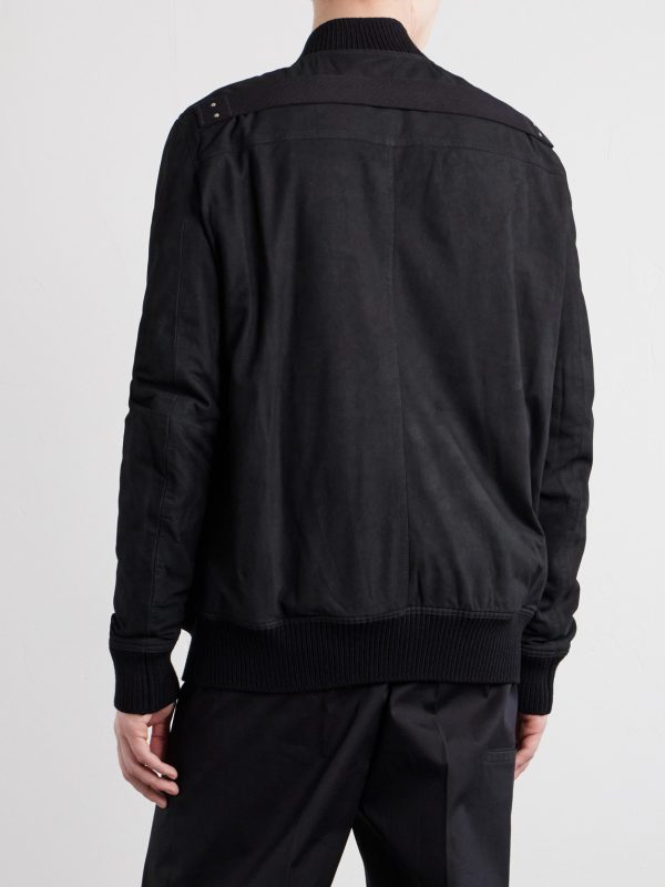 Bauhaus Leather Zip-Up Flight Jacket - BK Bauhaus Leather Zip-Up Flight Jacket - BK