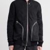 Bauhaus Leather Zip-Up Flight Jacket - FR Bauhaus Leather Zip-Up Flight Jacket - FR