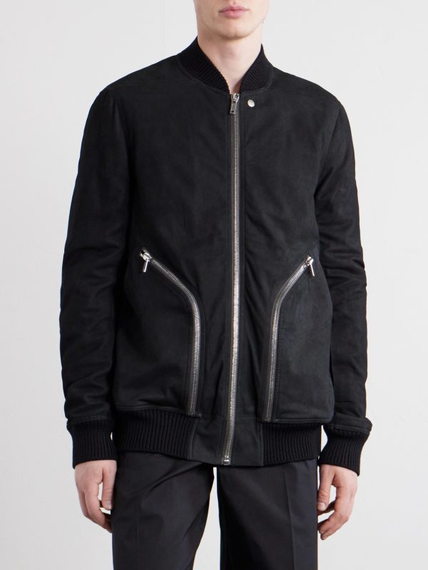 Bauhaus Leather Zip-Up Flight Jacket - FR Bauhaus Leather Zip-Up Flight Jacket - FR