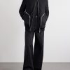 Bauhaus Leather Zip-Up Flight Jacket - OU Bauhaus Leather Zip-Up Flight Jacket - OU