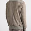 Bauhaus Leather Zip-Up Flight Jacket - BK