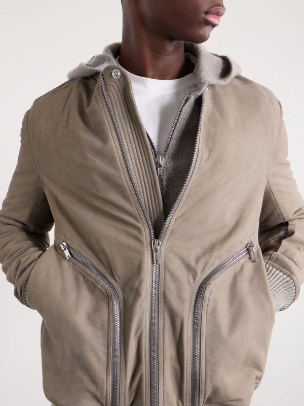 Bauhaus Leather Zip-Up Flight Jacket - CU