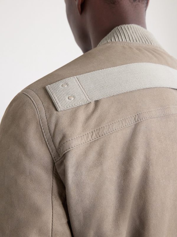 Bauhaus Leather Zip-Up Flight Jacket - E1