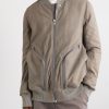Bauhaus Leather Zip-Up Flight Jacket - FR