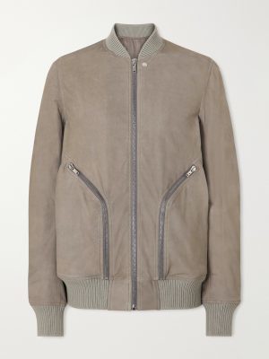Bauhaus Leather Zip-Up Flight Jacket
