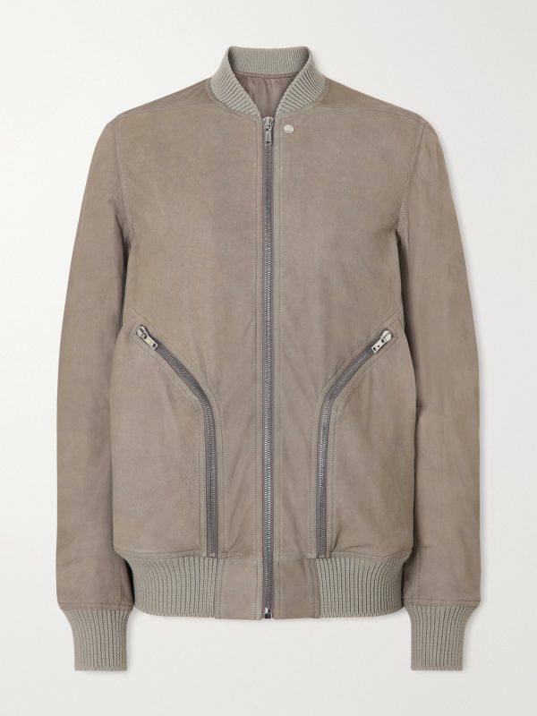 Bauhaus Leather Zip-Up Flight Jacket