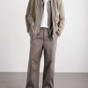 Bauhaus Leather Zip-Up Flight Jacket - OU