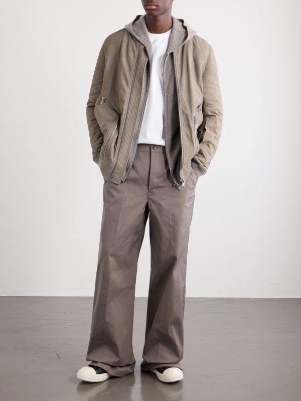 Bauhaus Leather Zip-Up Flight Jacket - OU