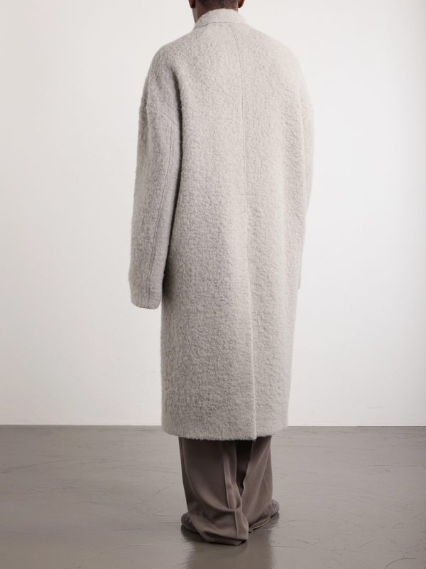 Brad Alpaca-Blend Bouclé Coat - BK