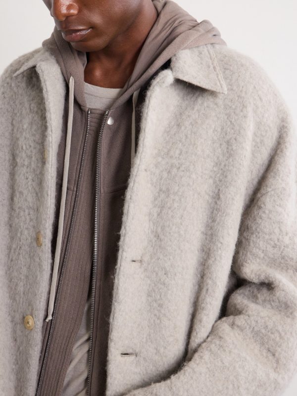 Brad Alpaca-Blend Bouclé Coat - CU