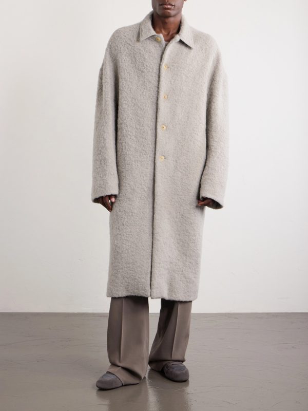 Brad Alpaca-Blend Bouclé Coat - FR