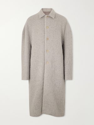 Brad Alpaca-Blend Bouclé Coat