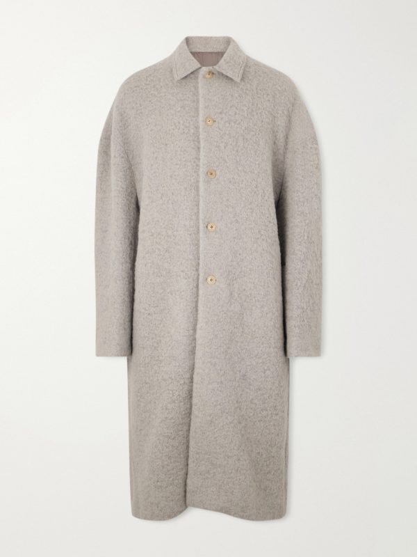 Brad Alpaca-Blend Bouclé Coat