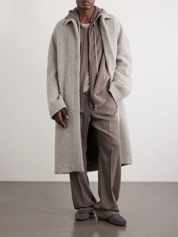 Brad Alpaca-Blend Bouclé Coat - OU