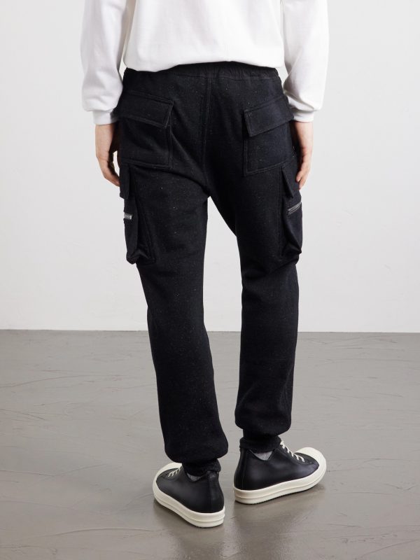 Mastodon Tapered Wool and Cotton-Blend Jersey Sweatpants - BK Mastodon Tapered Wool and Cotton-Blend Jersey Sweatpants - BK