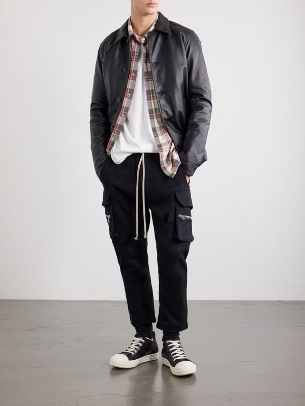 Mastodon Tapered Wool and Cotton-Blend Jersey Sweatpants - OU Mastodon Tapered Wool and Cotton-Blend Jersey Sweatpants - OU