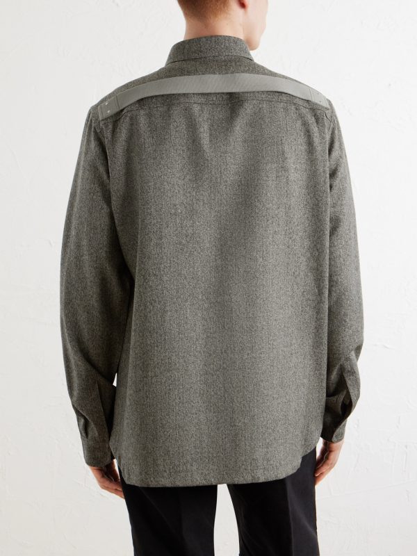 Mélange Wool Overshirt - BK