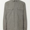 Mélange Wool Overshirt