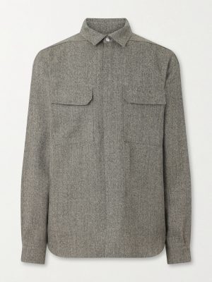 Mélange Wool Overshirt Mélange Wool Overshirt