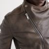 Release Panelled Full-Grain Leather Jacket - E1 Release Panelled Full-Grain Leather Jacket - E1