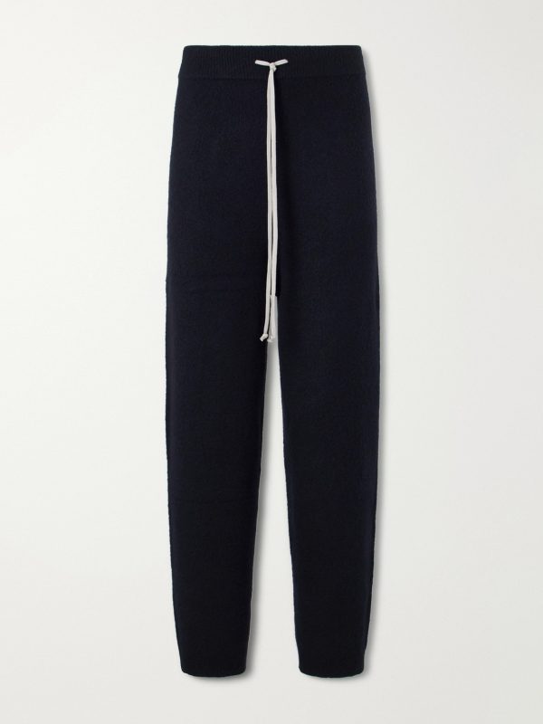 Straight-Leg Knitted Cashmere-Blend Sweatpants Straight-Leg Knitted Cashmere-Blend Sweatpants