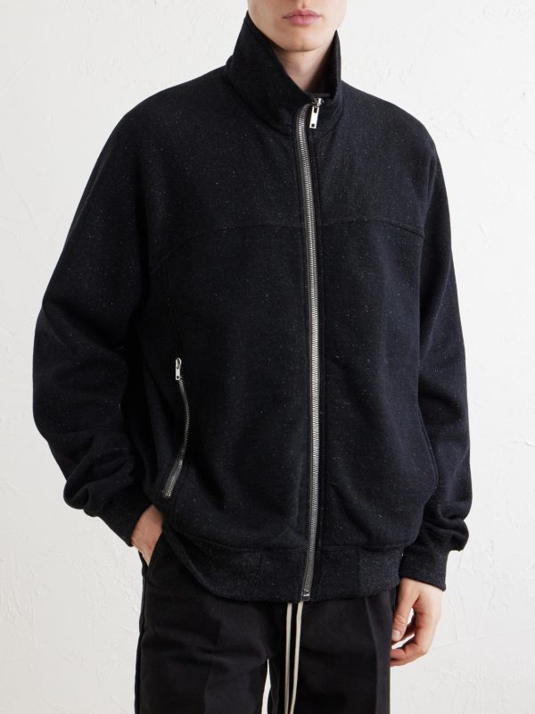Wool and Cotton-Blend Zip-Up Sweater - FR Wool and Cotton-Blend Zip-Up Sweater - FR