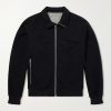 Wool and Cotton-Blend Zip-Up Sweater Wool and Cotton-Blend Zip-Up Sweater