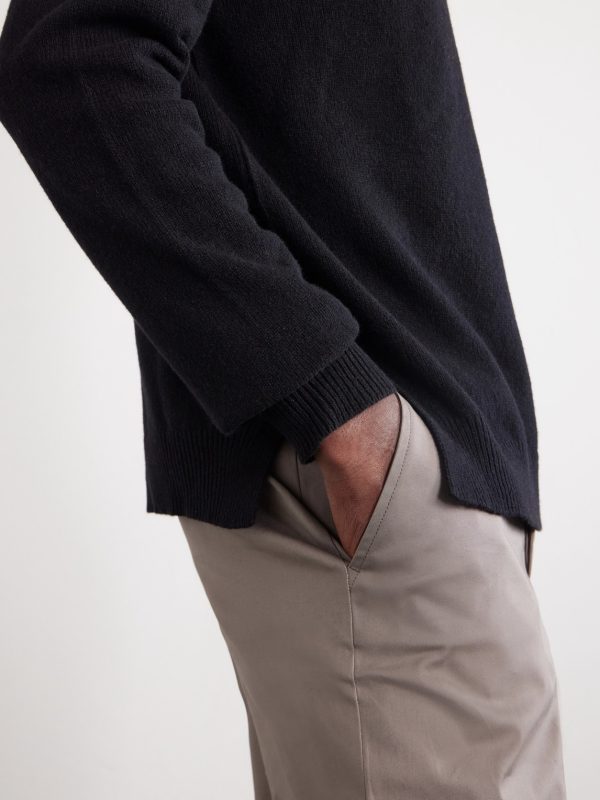 Cashmere-Blend Knitted Sweater - E1