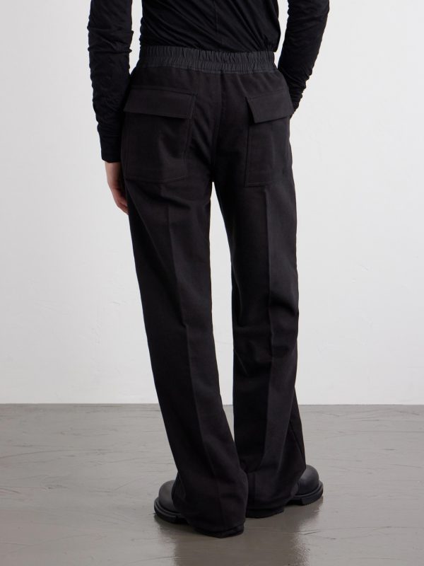 Dietrich Straight-Leg Cotton-Twill Drawstring Trousers - BK Dietrich Straight-Leg Cotton-Twill Drawstring Trousers - BK