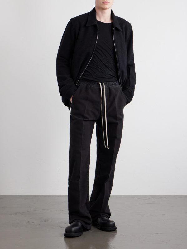 Dietrich Straight-Leg Cotton-Twill Drawstring Trousers - OU Dietrich Straight-Leg Cotton-Twill Drawstring Trousers - OU