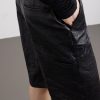 Straight-Leg Full-Grain Leather Shorts - CU