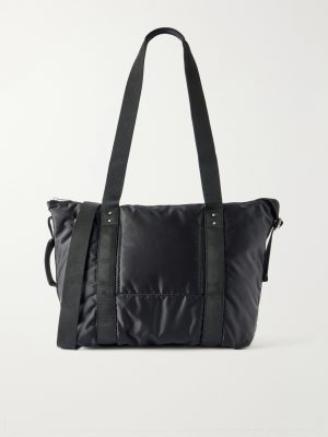 Trolley Canvas-Trimmed Shell Tote Trolley Canvas-Trimmed Shell Tote