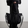Trolley Canvas-Trimmed Shell Tote - OU