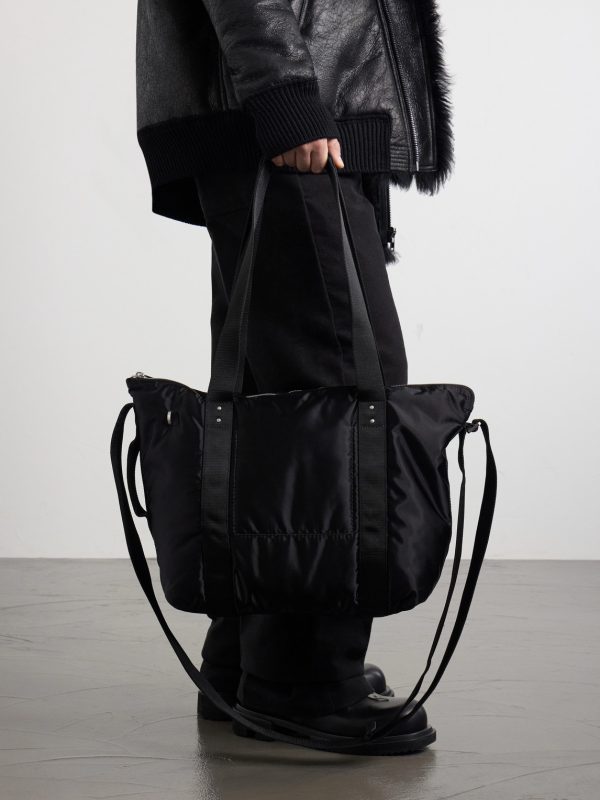 Trolley Canvas-Trimmed Shell Tote - OU