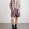 Boxer Straight-Leg Stretch-Cotton Canvas Drawstring Shorts - OU